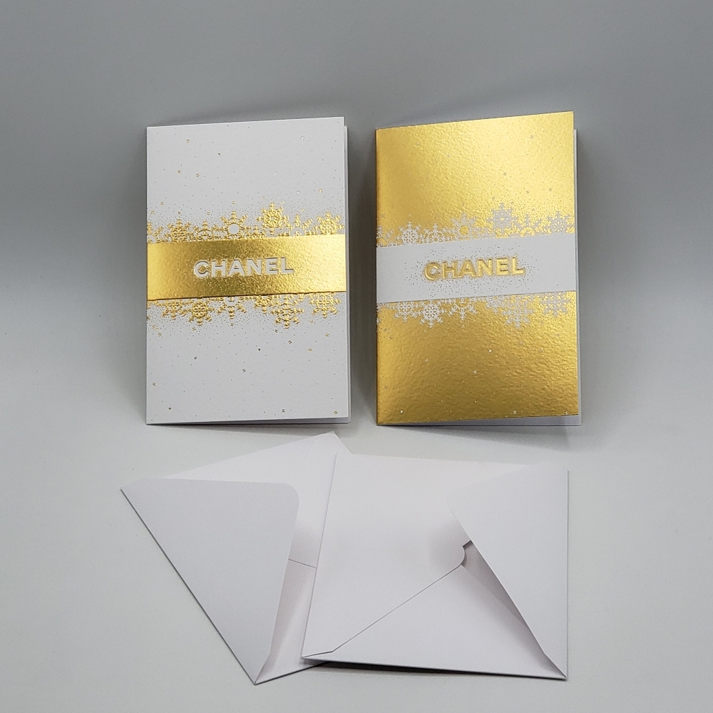 2 Chanel Christmas Cards